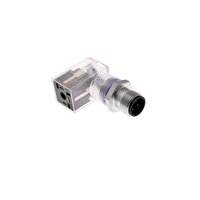 MENCOM SOLENOID VALVE ADAPTER&lt;BR&gt;FORM C IND 2+G/4 PIN M12 MALE FW LED/MOV,  24VDC